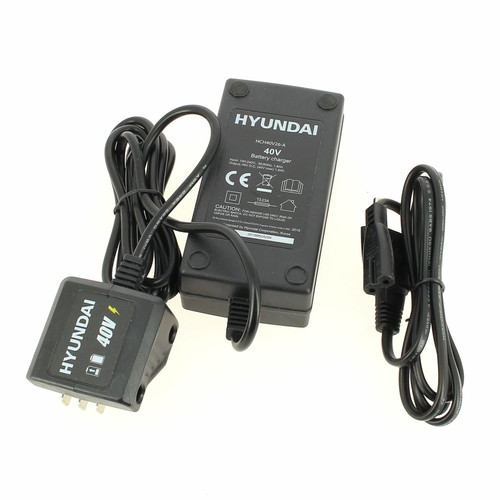 Consommables pour outillage motorisé Hyundai Chargeur de batterie 40v 1,8ah pour Debroussailleuse