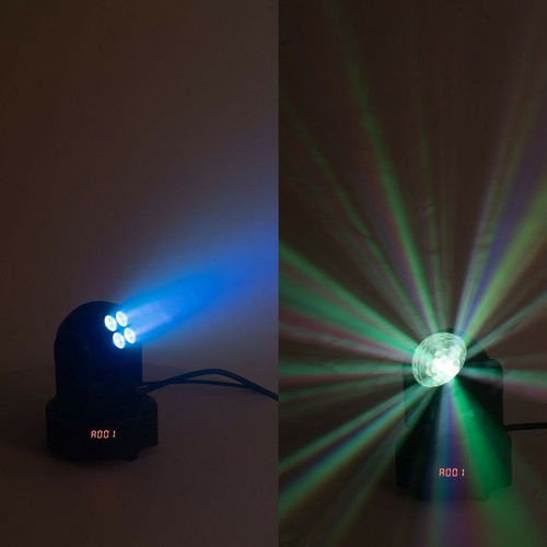 Ibiza Light Ibiza Light MH-ASTRO-WASH - Jeu de lumière Lyre > 14/18 canaux DMX, Stroboscope, Dimmer, LED RGBW