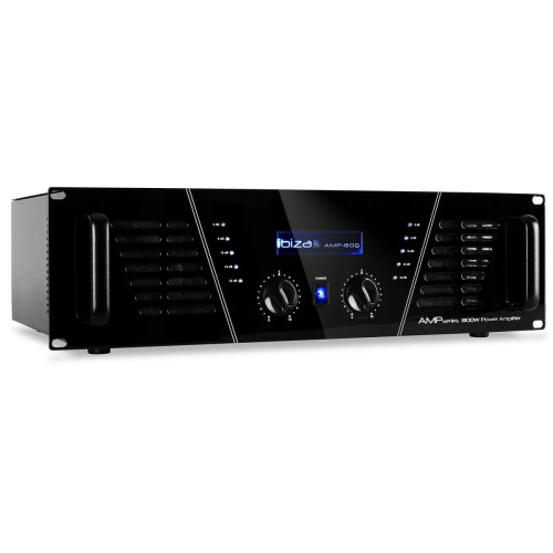Ibiza Sound - Amplificateur de sonorisation 2 x 600W - Ibiza Sound AMP800 Ibiza Sound  - Ampli  Ibiza Sound