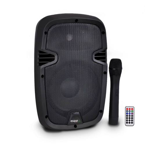 Ibiza Sound - Enceinte autonome 8"/20cm 300W USB/SD/BT avec micro VHF HYBRID8VHF-BT Ibiza Sound  - Pack Enceintes Home Cinéma Pack reprise