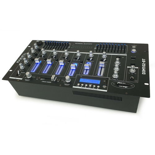 Ibiza Sound - Table de mixage 19" avec 12 entrées - 6 canaux - Bluetooth/USB Ibiza Sound  - Deejing et Home Studio Instruments de musique