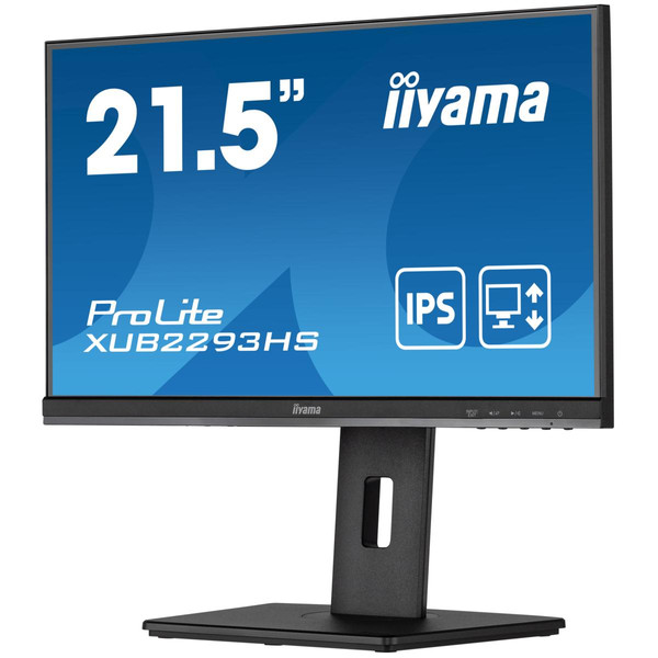 Moniteur PC Iiyama iiyama ProLite XUB2293HS-B5 écran plat de PC 54,6 cm (21.5") 1920 x 1080 pixels Full HD LED Noir