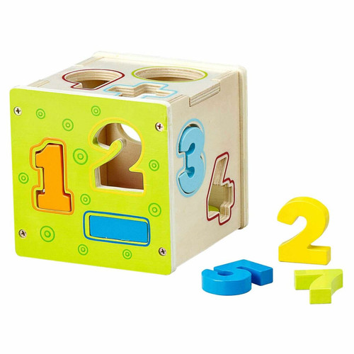 Imagin - Jouet éducatif en bois - Cube avec chiffres à encastrer Imagin  - Imagin