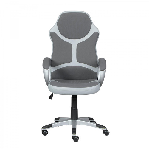 3S. x Home - Chaise de Bureau Gris Clair Anthracite PHYSIS - Meuble De Bureau Design
