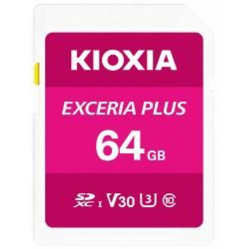 Inconnu - Kioxia Exceria Plus SDXC 64GB Class 10 UHS-1 U3 Inconnu  - Carte SD 64 go