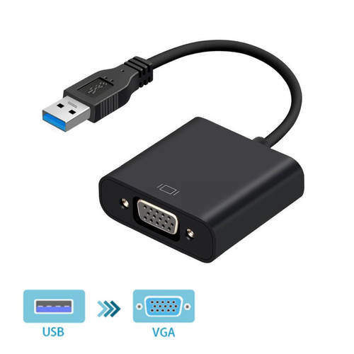 Ineck - INECK - USB 3.0 vers VGA Multi-Affichage Adaptateur Convertisseur Video Externe Carte graphique Ineck  - Câble et Connectique Ineck