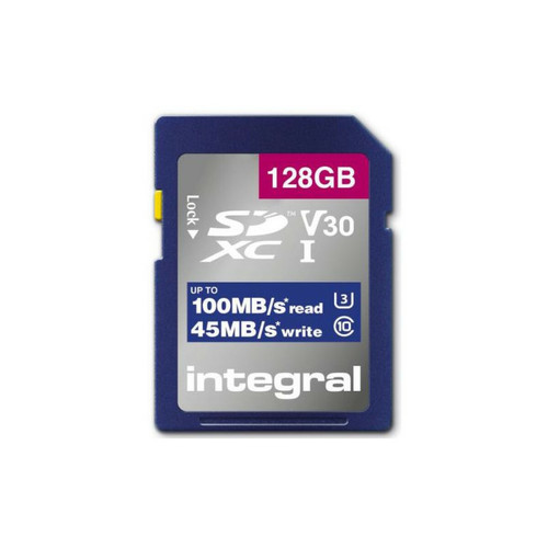 Integral - Carte sécure digital INTEGRAL INSDX128G-100V30 Integral  - Carte SD Integral