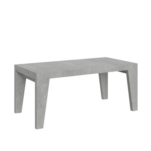 Itamoby - Table Extensible Naxy 90x180/440 cm. Ciment Itamoby  - Table a manger a rallonges integrees