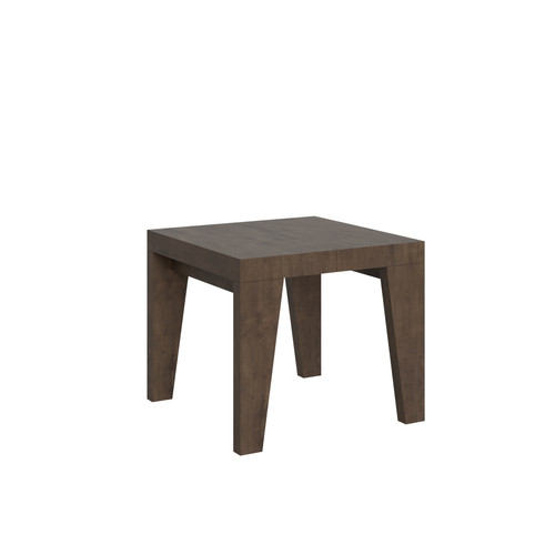 Itamoby - Table Extensible Naxy 90x90/246 cm. Noyer Itamoby  - Table a manger a rallonges integrees