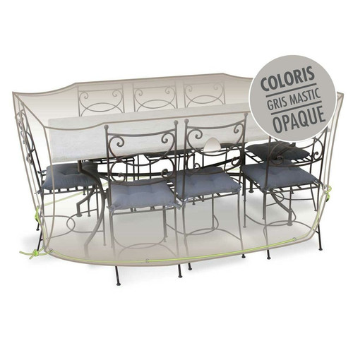 Jardiline - Housse de protection Cover Line pour table rectangulaire + 10 chaises - 290 x 130 x 70 cm - Jardiline Jardiline  - Jardiline