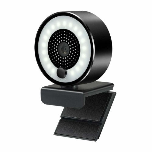 Justgreenbox - Caméra Web PC 5MP à mise au point automatique avec webcam USB HD 2K avec microphone à lumière annulaire - T6112211958668 Justgreenbox  - Webcam Pack reprise