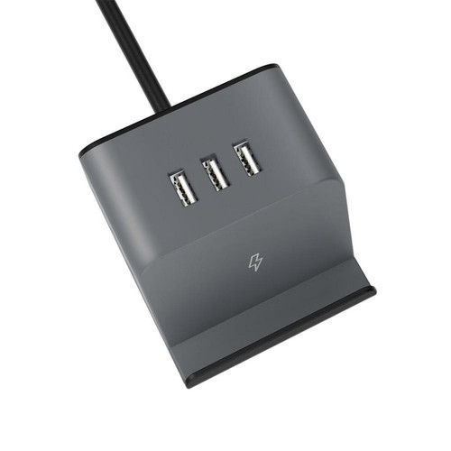 Justgreenbox - Prise de chargeur sans fil avec support de support de téléphone 3 ports USB Prises de ligne étendues - 3654657656218 Justgreenbox  - Chargeurs de piles