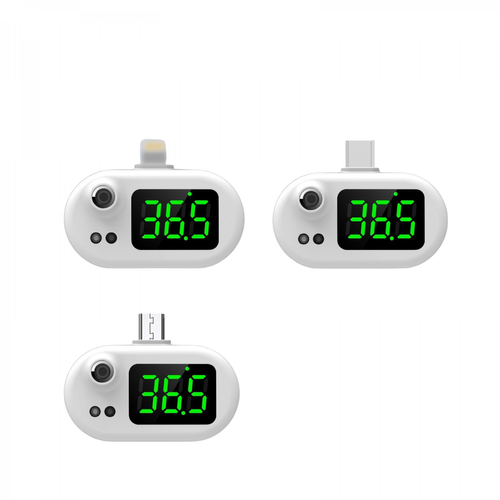 Justgreenbox - Interface Android de capteur de température numérique sans contact de thermomètre de téléphone portable intelligent Justgreenbox  - Thermomètre connecté