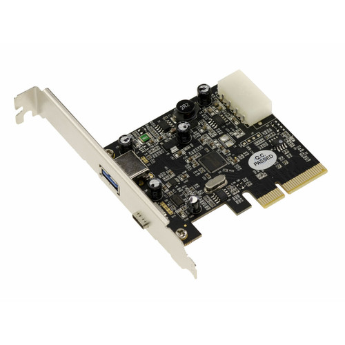 Kalea-Informatique - Carte PCIe USB3.2 Gen 2 10GB 1 port A + 1 port C - CHIPSET ASM1142 Kalea-Informatique  - Carte Contrôleur