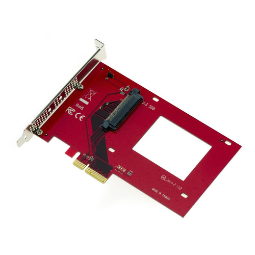 Kalea-Informatique - Carte contrôleur PCIe 4x Type 4.0 pour SSD PCIe NVMe U.3 avec interface U3 SFF-TA-1001 SFF-8639 Kalea-Informatique  - Carte Contrôleur