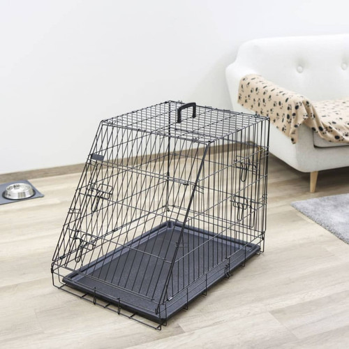 Clapier Kerbl Kerbl Cage pour chien 76x54x64 cm Noir