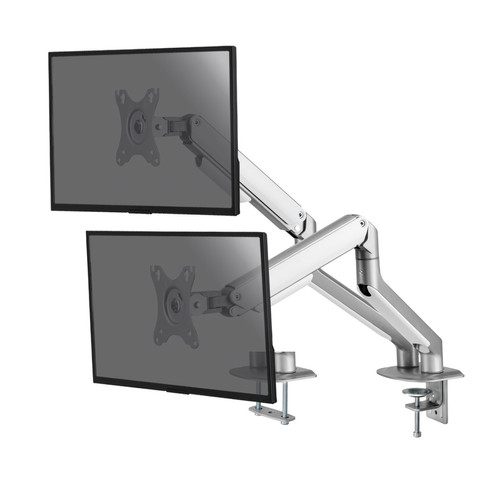 Kimex - Support de bureau Full Motion pour 2 écrans PC 17"-32", gris Kimex  - Kimex