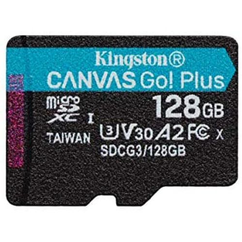 Kingston - Carte Mémoire Micro SD avec Adaptateur Kingston SDCG3/128GBSP 128GB Kingston  - Disque SSD Kingston