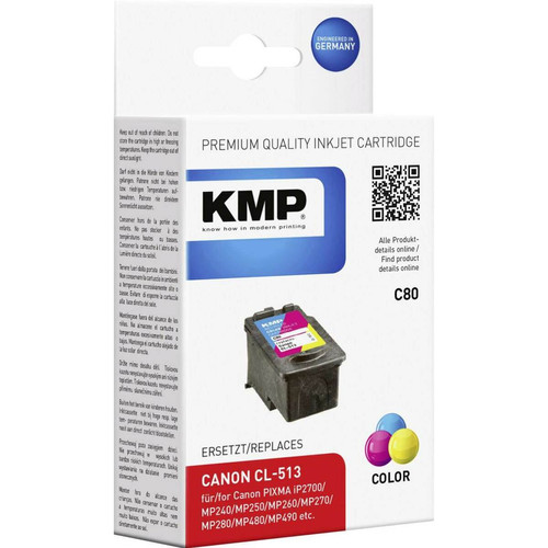 Cartouche d'encre Kmp KMP Cartouche d'encre C80 compatible CANON PG-513 13ml Couleur