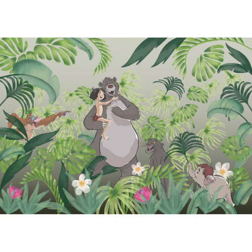 Komar - Papier Peint Intissé Le Livre de la Jungle Disney Mowgli et Baloo jungle 400 cm x 280 cm Komar  - Komar