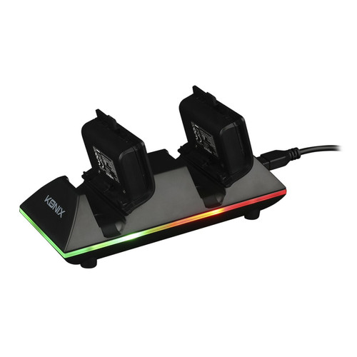 Konix - Double chargeur rapide + 2 batteries pour manette Xbox one - Dock , station de charge - 20h d'autonomie Konix  - Konix