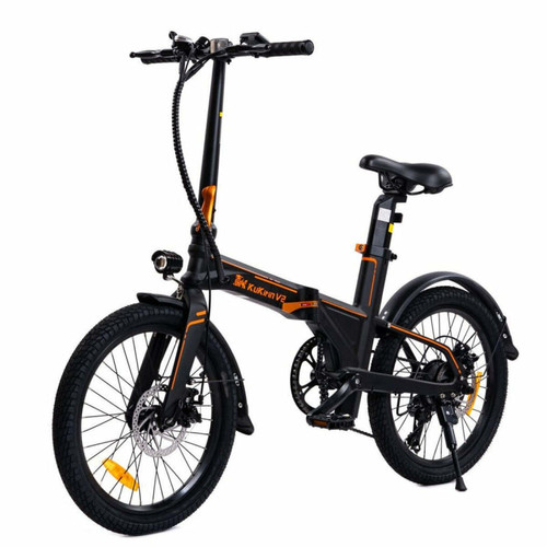 Kukirin - vélo électrique kukirin V2  250W | 270WH | 45 km | Freins à disque | Noir Kukirin  - Idées cadeaux pour Noël Mobilité électrique