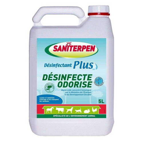 Le Vrai Actionpin - Saniterpen desinfectant plus - bidon de 5 litres - ACT 4078 - La désinfection - le vrai actionpin Le Vrai Actionpin  - Accessoire Nettoyage