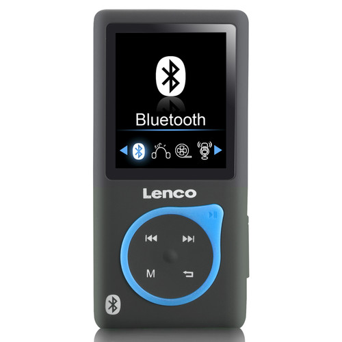 Lenco - Lecteur MP3/MP4 avec Bluetooth® et carte micro SD de 8 Go XEMIO-768 Blue Bleu-Noir Lenco  - Lecteur MP3 / MP4 Sans usb