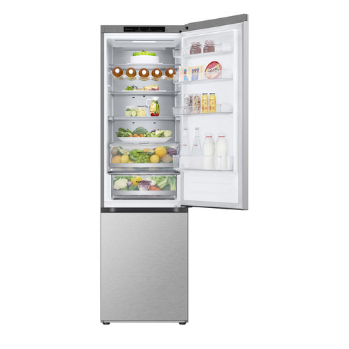 LG - LG GBV7280CMB.AMBQEUR réfrigérateur-congélateur Pose libre 387 L C Argent LG  - Réfrigérateur LG