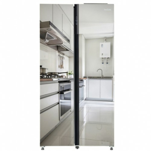 LINARIE - Réfrigérateur américain 500L Linarie LSSBS520MIR Doucy portes miroir LINARIE  - Refrigerateur congelateur 2 portes 2 tiroirs