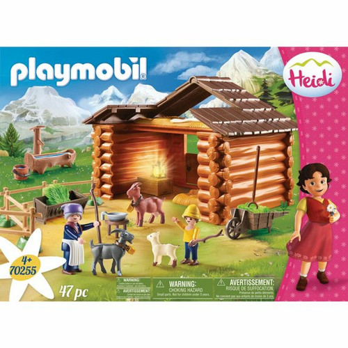 Ludendo Peter avec étable de chèvres Playmobil Heidi 70255