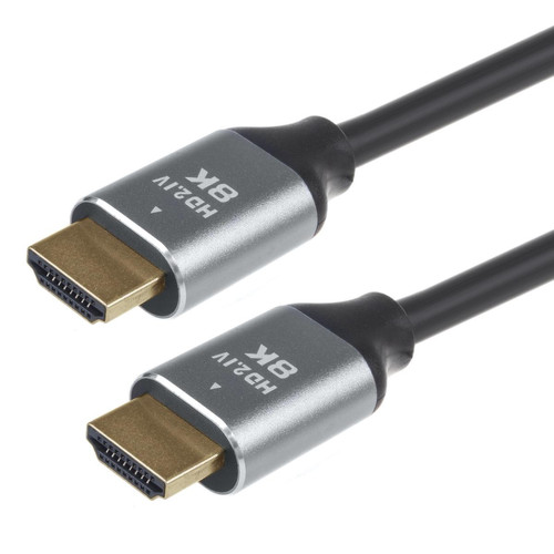 Maclean - Câble HDMI 2.1a Maclean MCTV-442 avec connecteurs plaqués or mâle à mâle, ultra haute vitesse, 8K FUHD 60Hz 4320p / 4K 120Hz 2160p, longueur 3m Maclean  - Maclean