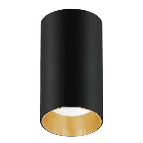 Maclean - Luminaire de surface Maclean MCE458 B/G tube, spot, rond, aluminium, GU10, 55x100mm, noir/or Maclean  - Maclean