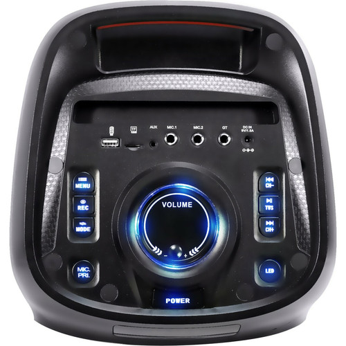Bmi Enceinte autonome Sono DJ 600W Madison NASH60 - Eclairage LED, Bluetooth, USB, micro, Lumière, soirées Anniversaires Fêtes