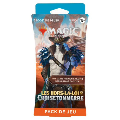 Magic - Carte à collectionner Magic Pack de 3 boosters de jeu Les hors la loi de Croisetonnerre Magic  - Magic