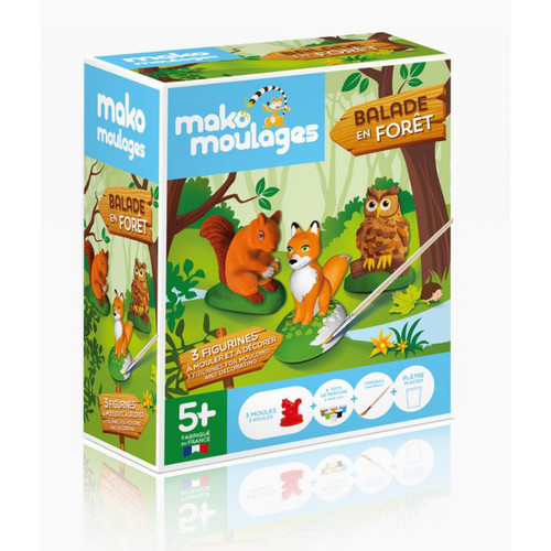 Mako Creations - Mako moulage Balade en foret 3 moules Mako Creations  - Mako Creations