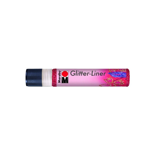 Marabu - Marabu Peinture à effet Glitter-Liner, rubis scintillant () Marabu  - Marabu