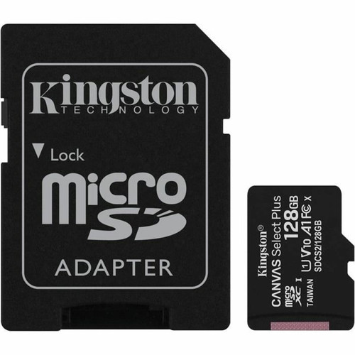 marque generique - Kingston Canvas Select Plus Carte MIcro SD SDCS2-128GB Class 10 + Adaptateur inclus[10] marque generique  - Carte SD 8 go
