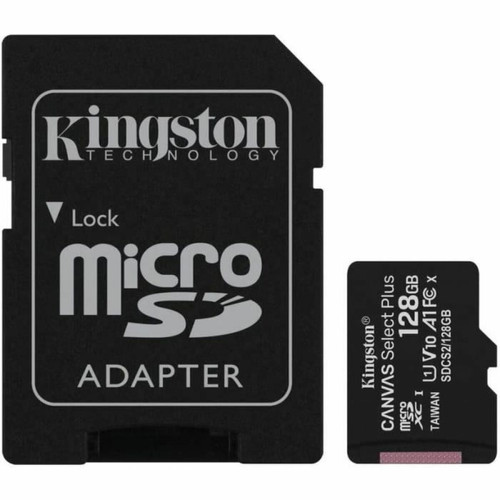 marque generique - Kingston Canvas Select Plus SDCS2/128 Go Carte mémoire microSDHC Classe 10 UHS-I 100 Mo/s Lecture 100 Mo/s marque generique  - Carte SD 8 go