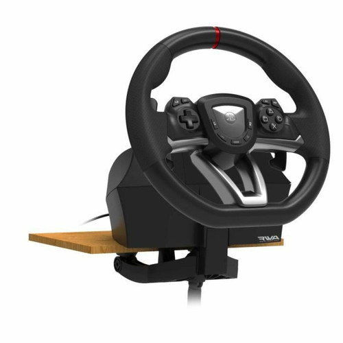 Hori Volant et pédales Sony Playstation 4 sous licence Playstation 4/5 [Nouveau modèle compatible avec PS4/PS5] + Gran Turismo Sport GT
