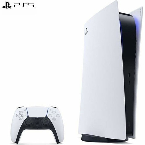 Sony - Console de salon - Sony - PlayStation 5 Digital Edition 825 Go Wi-Fi - Blanc - 825 Go - Non - PS5 Sony  - Console retrogaming