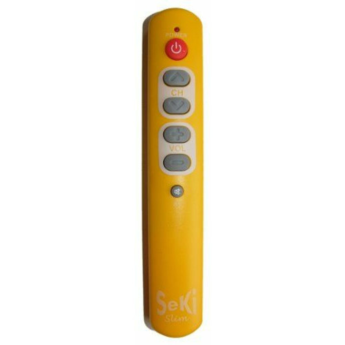 Telecommande Universelle marque generique Seki Slim Télécommande universelle avec fonction d'apprentissage Orange/jaune (Import Allemagne)