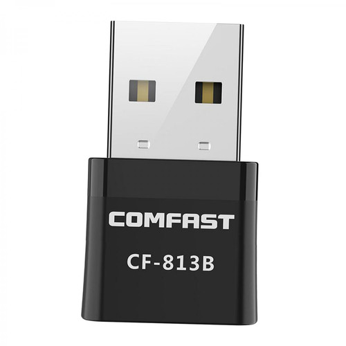 marque generique - 650Mbps WiFi USB 2.0 Adaptateur pour PC, USB WiFi Dongle, 5.8Ghz /2.4Ghz, wiFi USB 2.0 Adaptateur Sans Fil pour Pc de Bureau/Ordinateur Portable, marque generique  - Clé USB Wifi marque generique