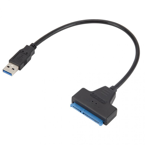marque generique - Adaptateur De Convertisseur USB 3.0 Vers SATA III 22 Broches Pour Ordinateur Portable marque generique  - Adaptateur ide sata Câble et Connectique