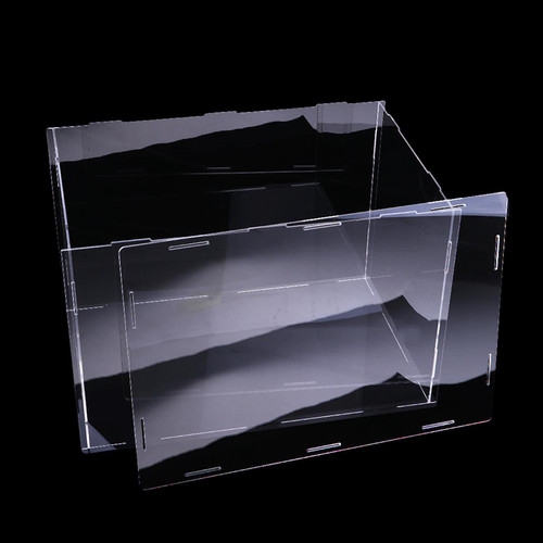 marque generique Boîte Cas Modèle Figure Acrylique Affichage Etanche Anti-poussière  40x30x30cm