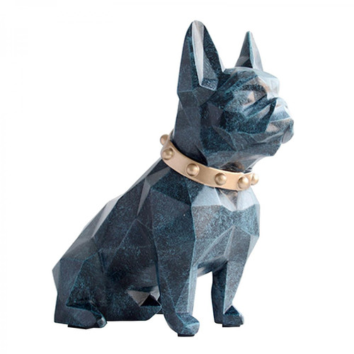 Packs soirée disco marque generique Bulldog Tirelire Figurine Artistique Chien Tirelire Pot Enfant Cadeau Noir