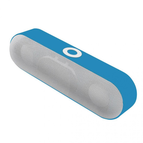 marque generique - Haut-parleur Bluetooth Portable Sans Fil Stéréo Lecteur De Musique FM Subwoofer Bleu marque generique  - Home cinéma sans fil Home-cinéma