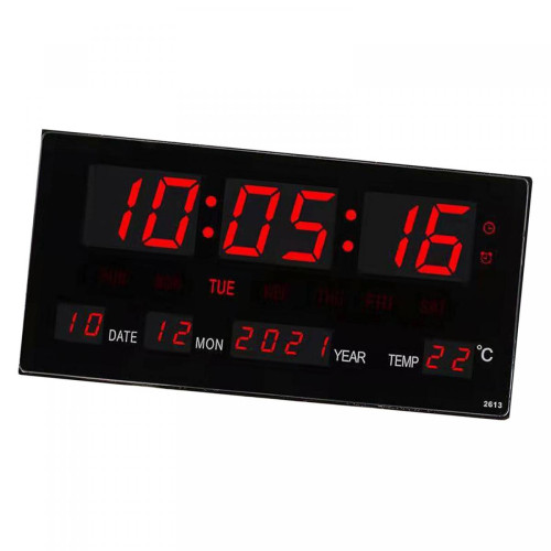 marque generique - Horloge murale numérique grand calendrier d'affichage à LED marque generique  - Horloges, pendules