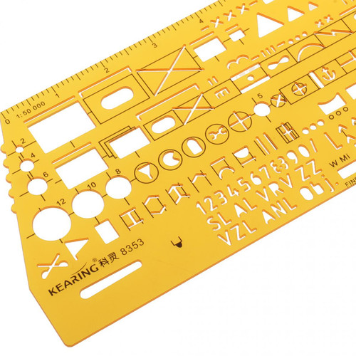 Tablette Graphique Stencil Pochoir Règle De Forme Différent   Marquage Symbole Dessin Projet Modèle Accessoire