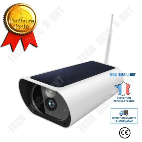 Tech Discount - Caméras de surveillance TD® WIFI Rotation à 360 degrés Caméra sans fil étanche pour l'extérieur Tech Discount  - Webcam wifi Webcam